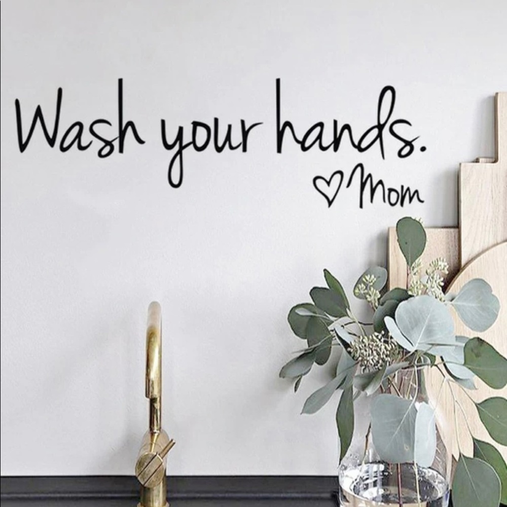 Bathroom sticker